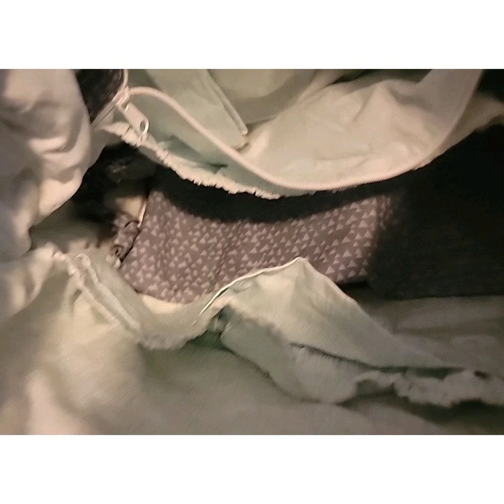 Gray Floral Diaper Tote‎ Bag 🌸 Large Baby Bag w/ Pockets
